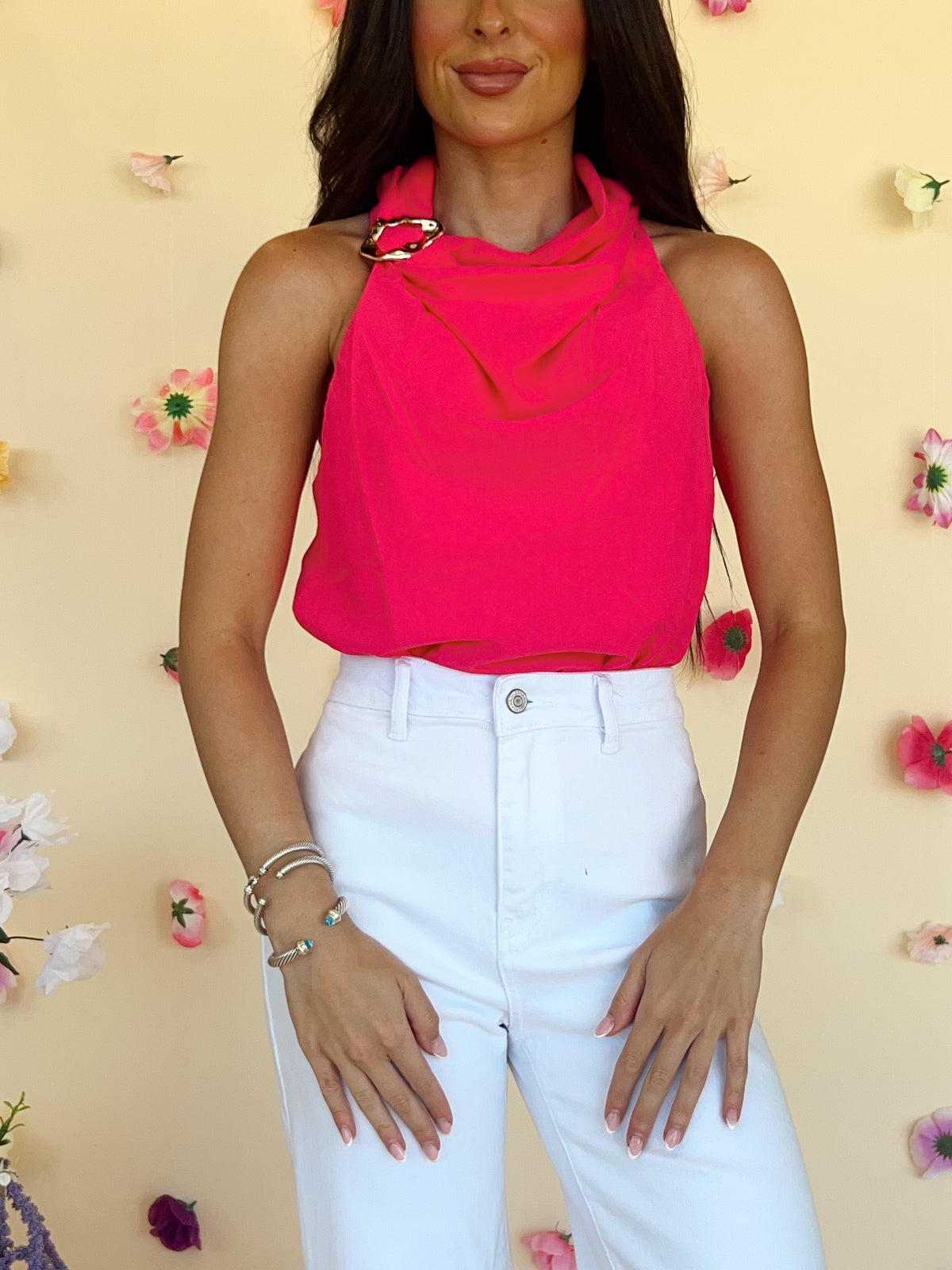 Rachelle Top in Fuschia