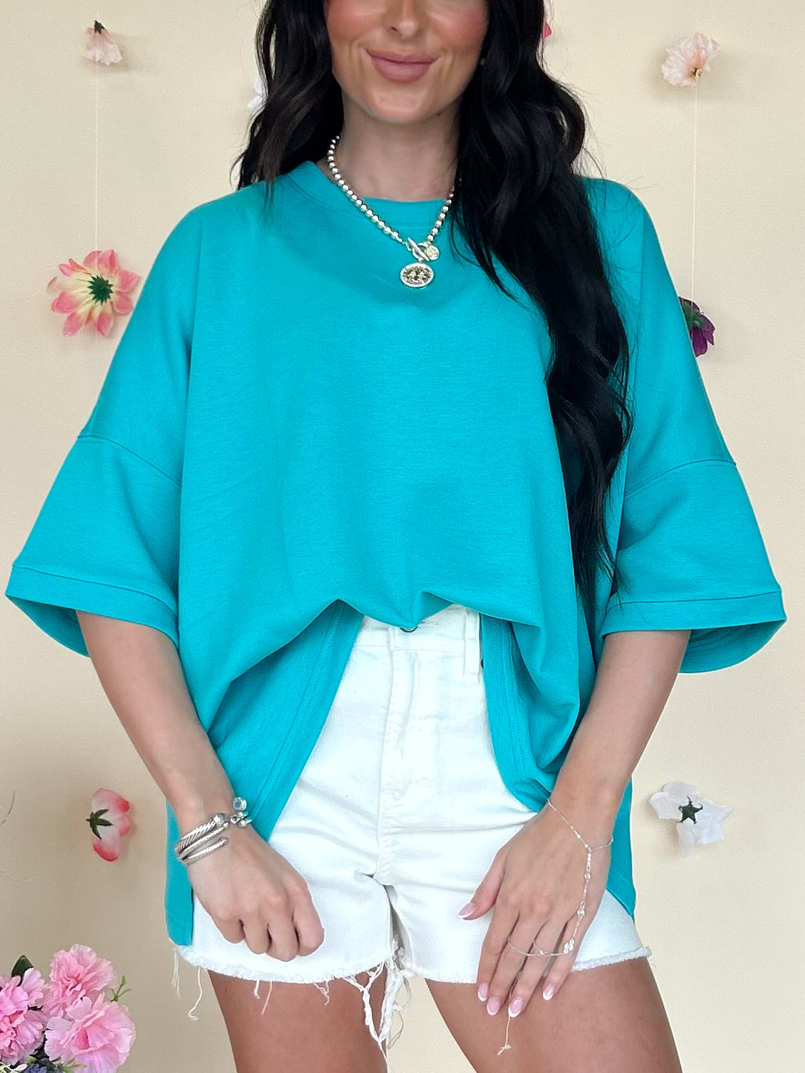 Stassi Top in Turquoise