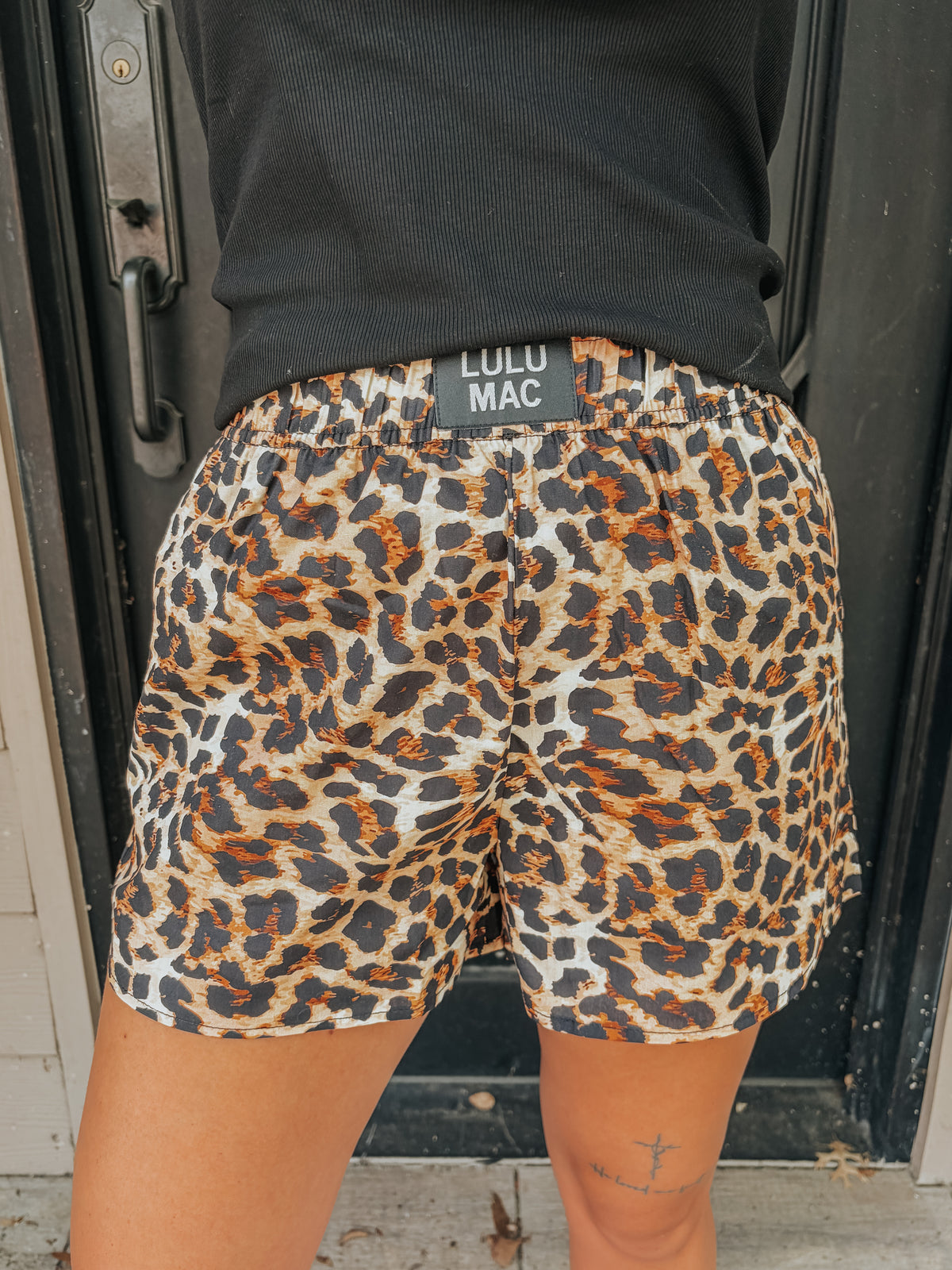 Jasmine Shorts in Leopard