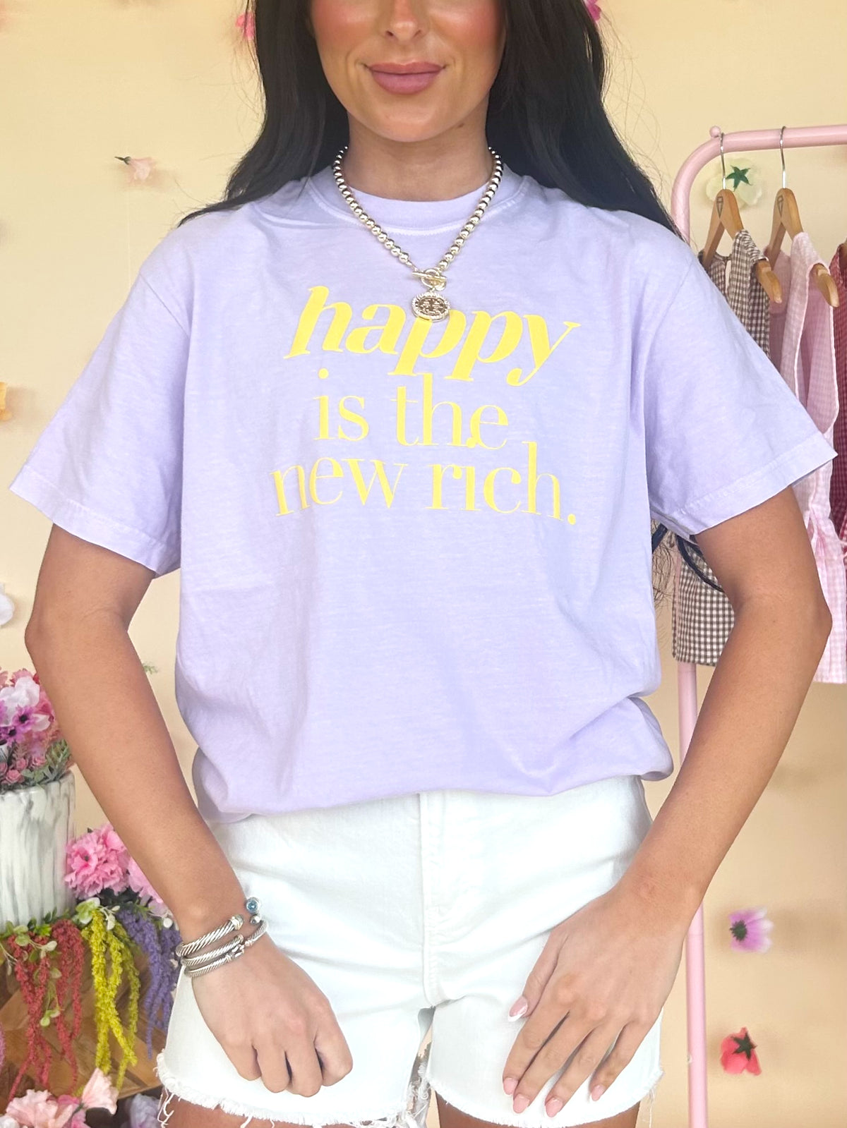 Happy is the New Rich Tee