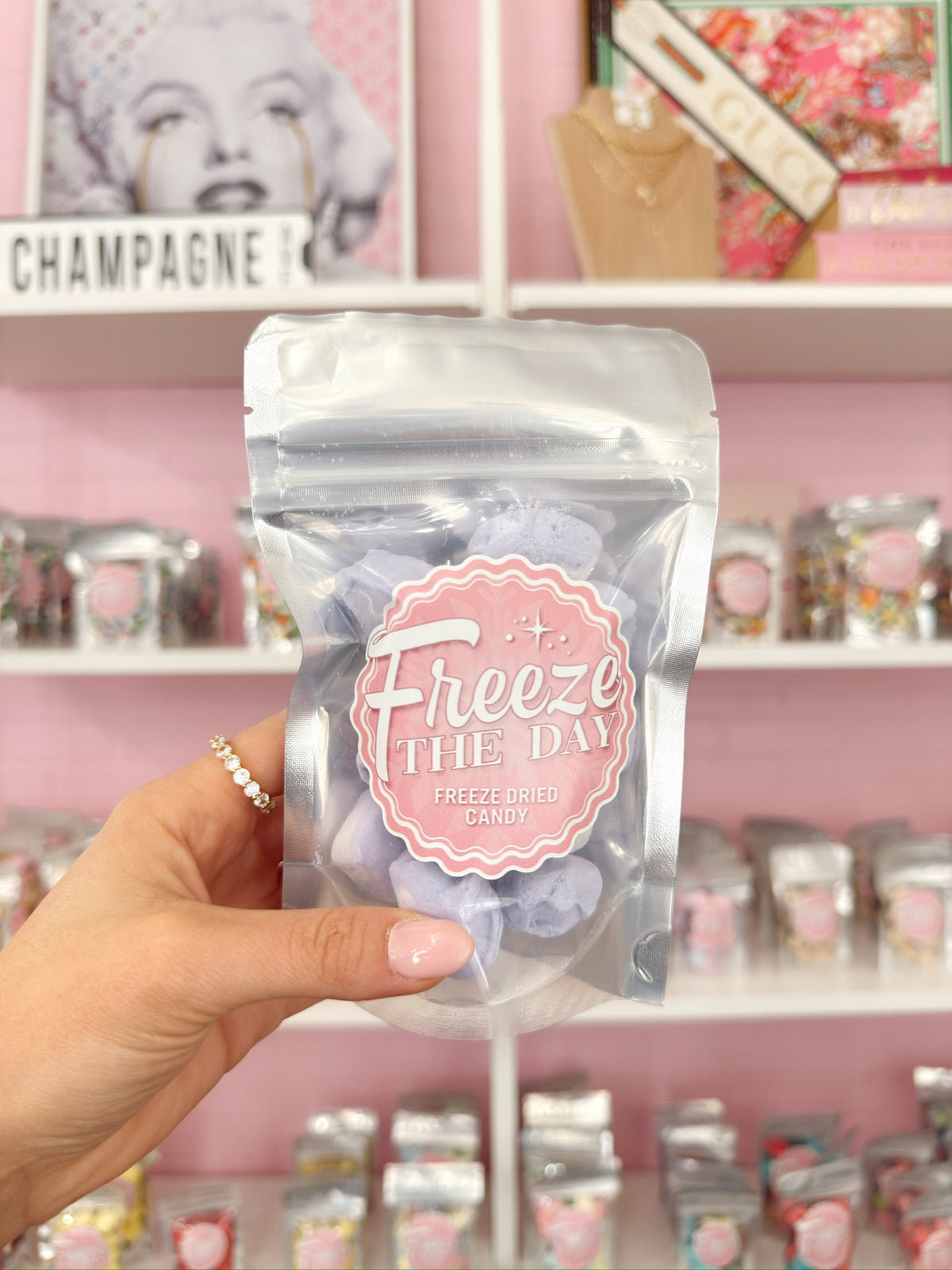 Freeze Dried Huckleberry Taffy - Small