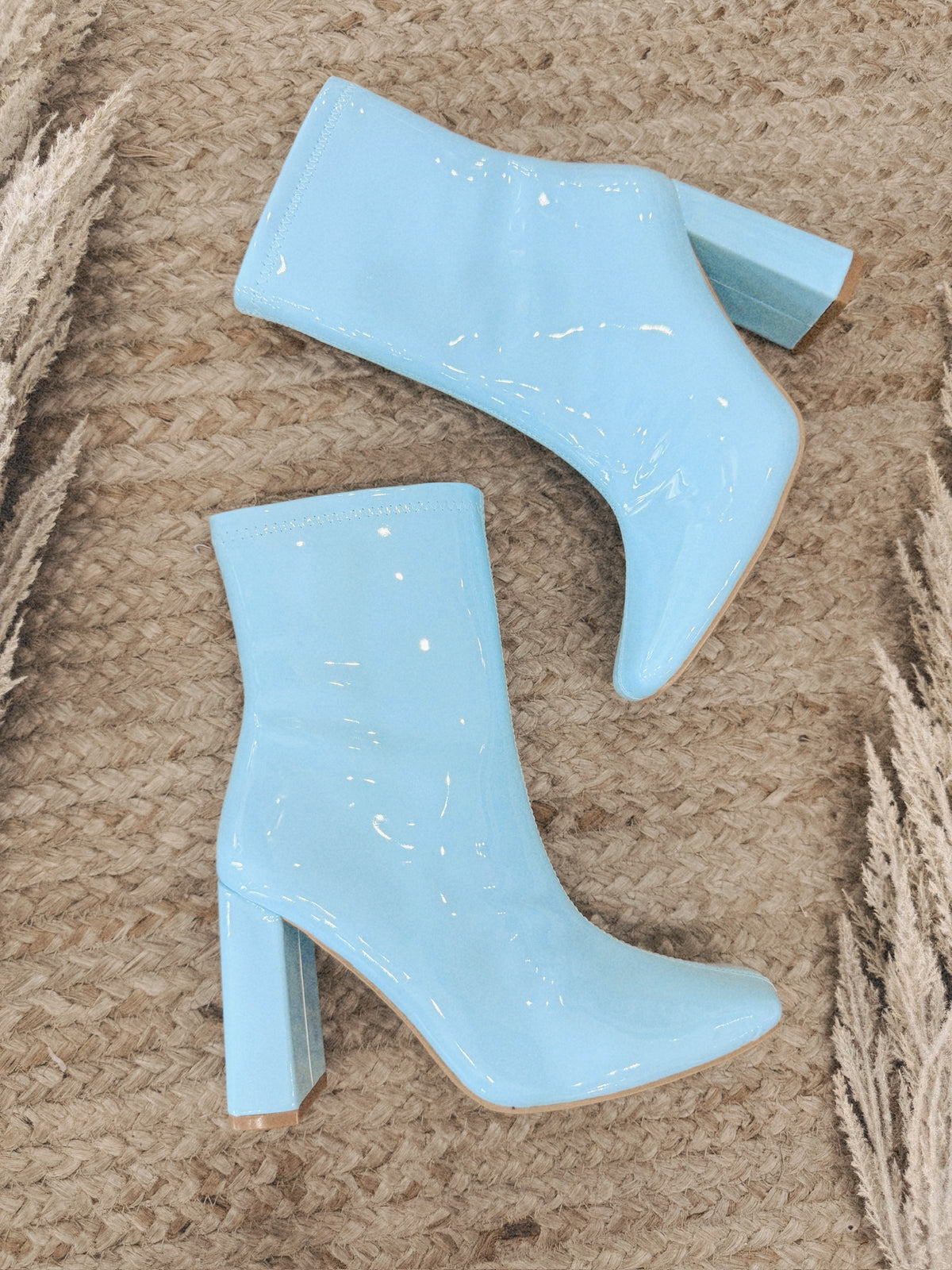 Belinda Booties in Blue