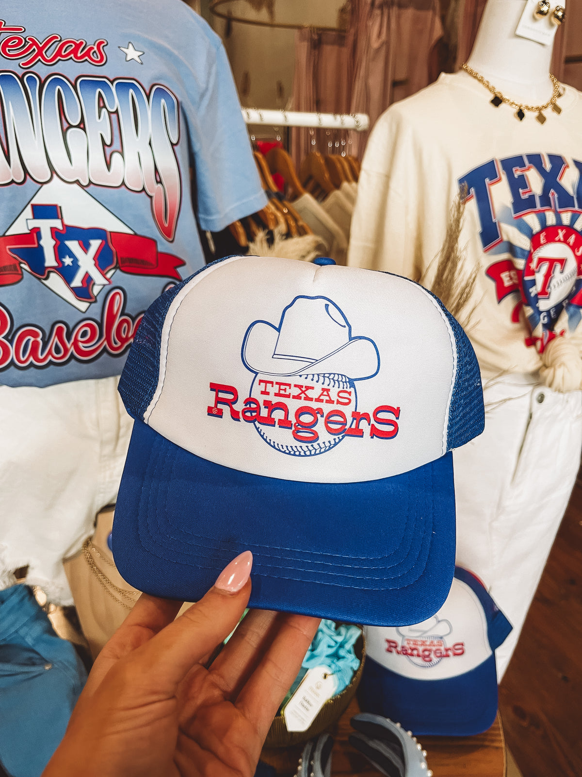Texas Rangers Trucker Hat