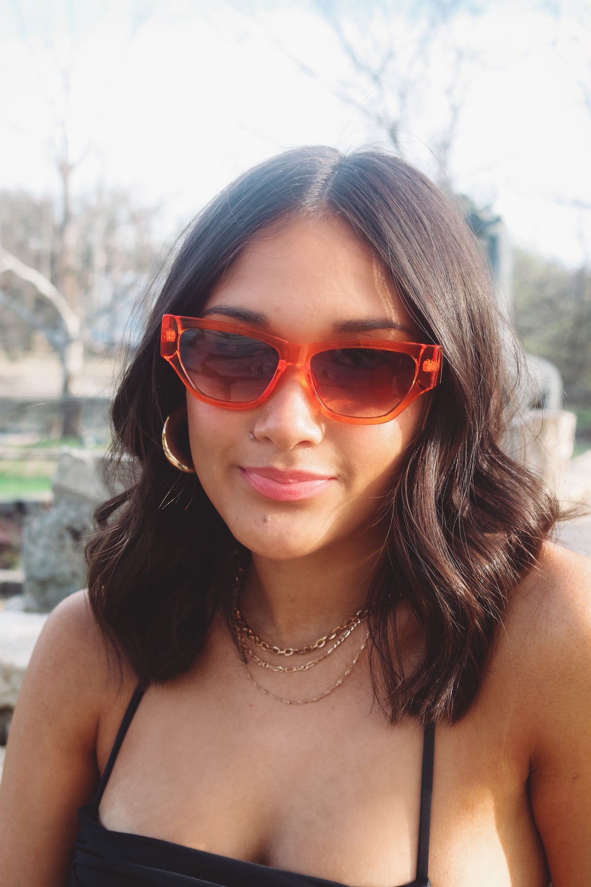 Michele Sunglasses in Orange