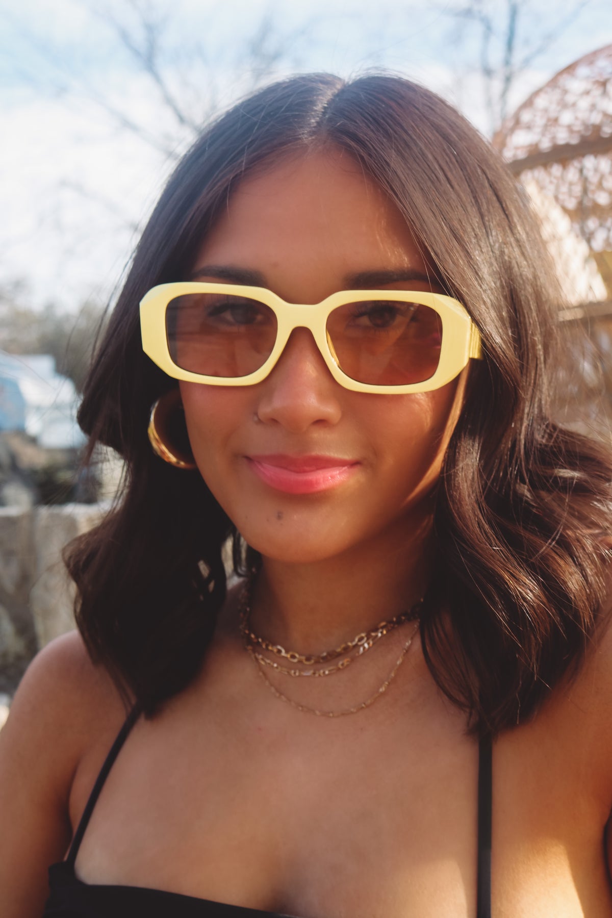 Isabella Sunglasses in Yellow