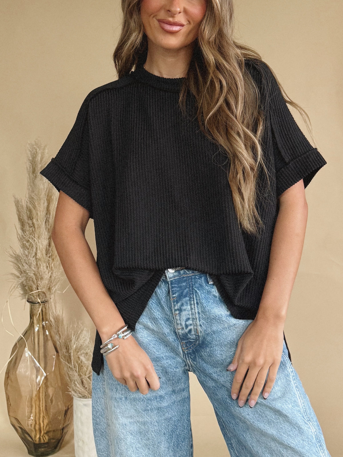 Elowen Top in Black