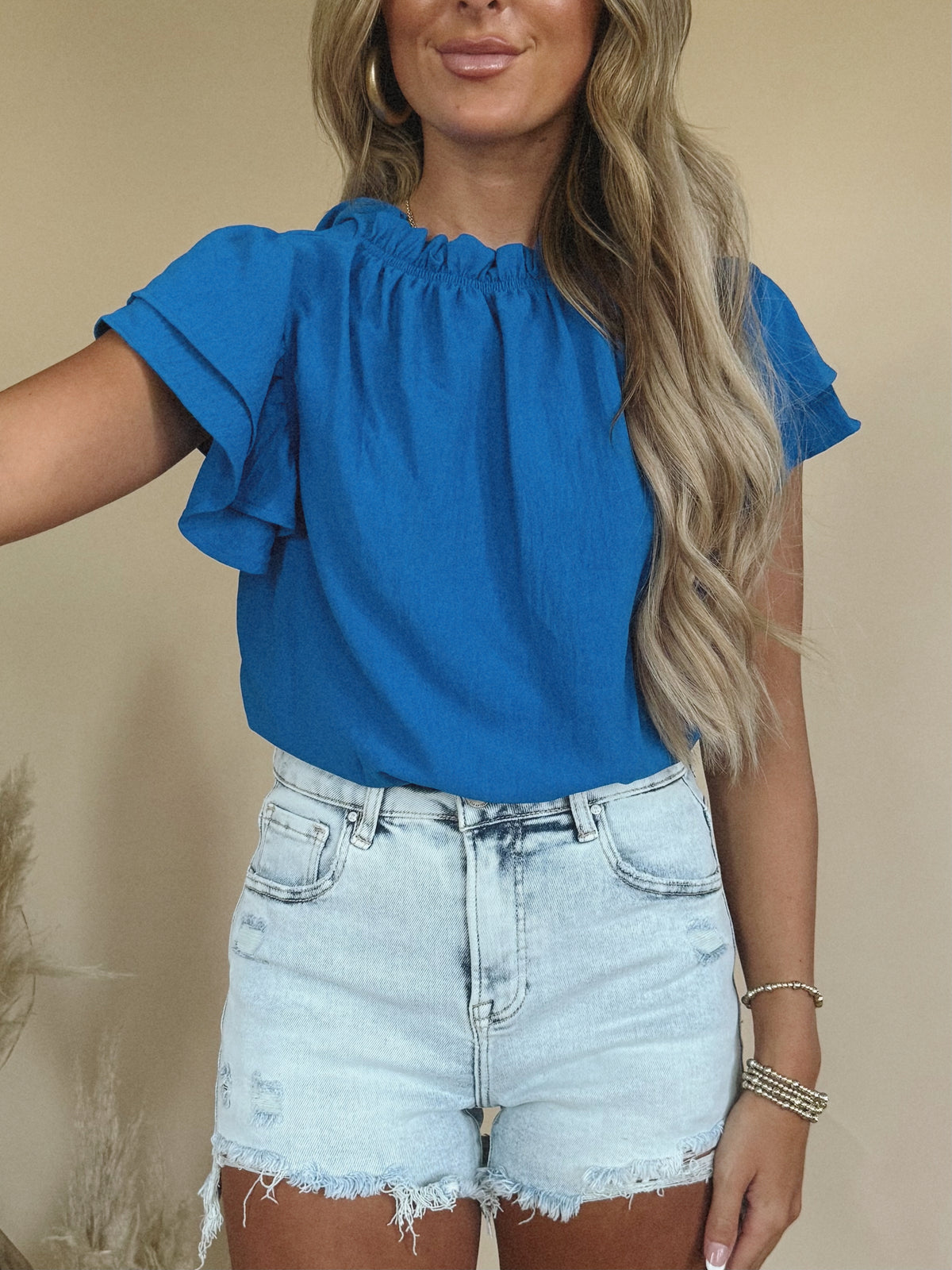 Raquel Top in Blue