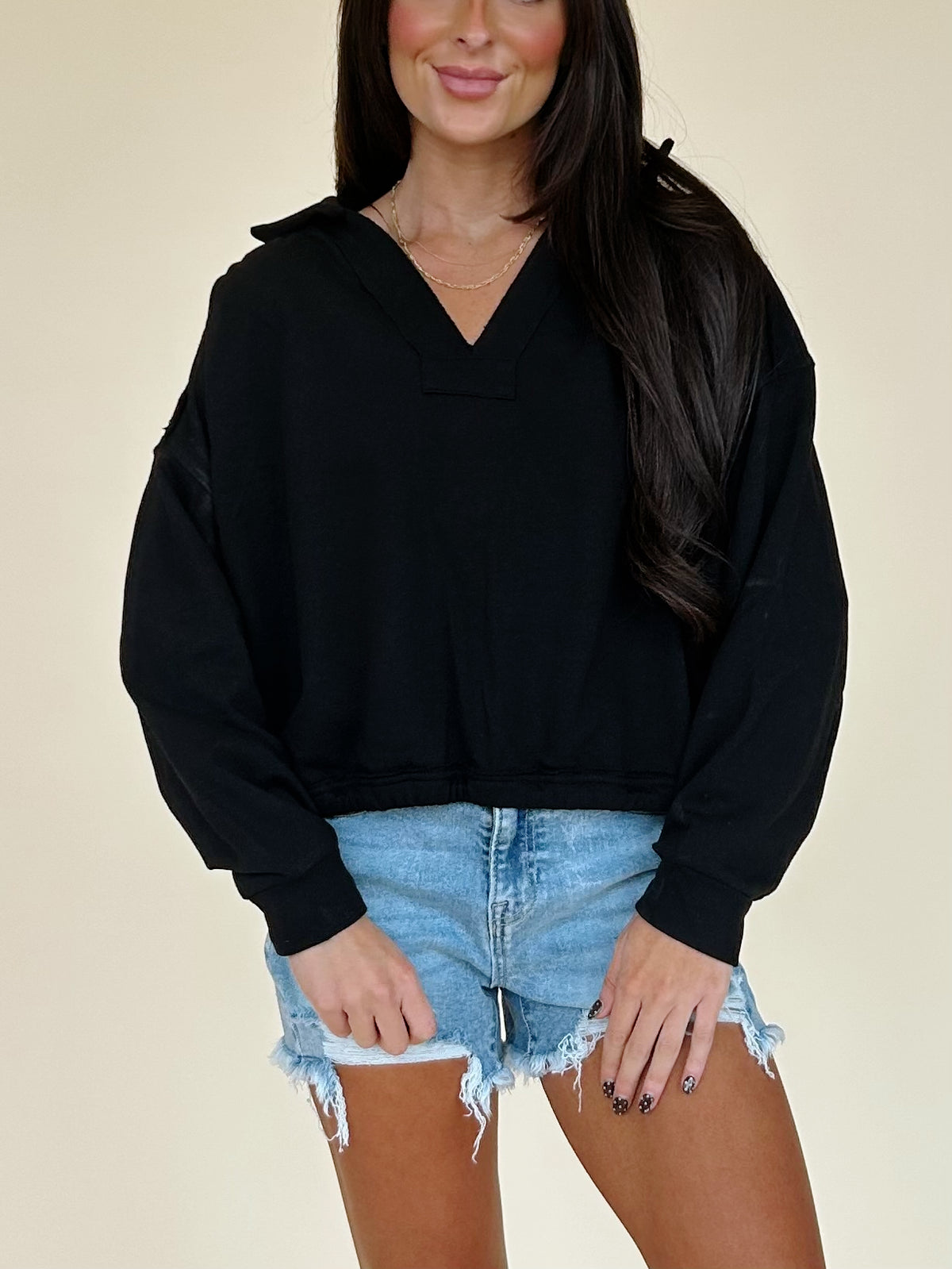 Kimia Pullover in Black