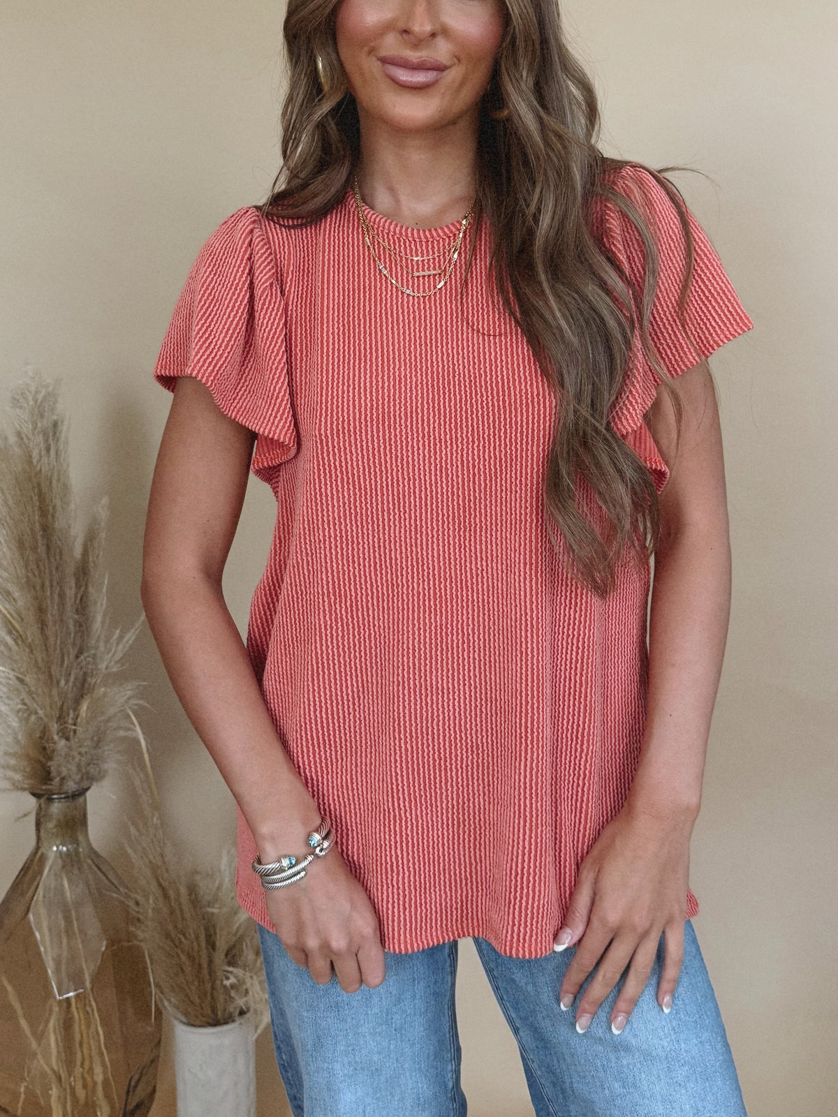 Mackenzie Top in Orange