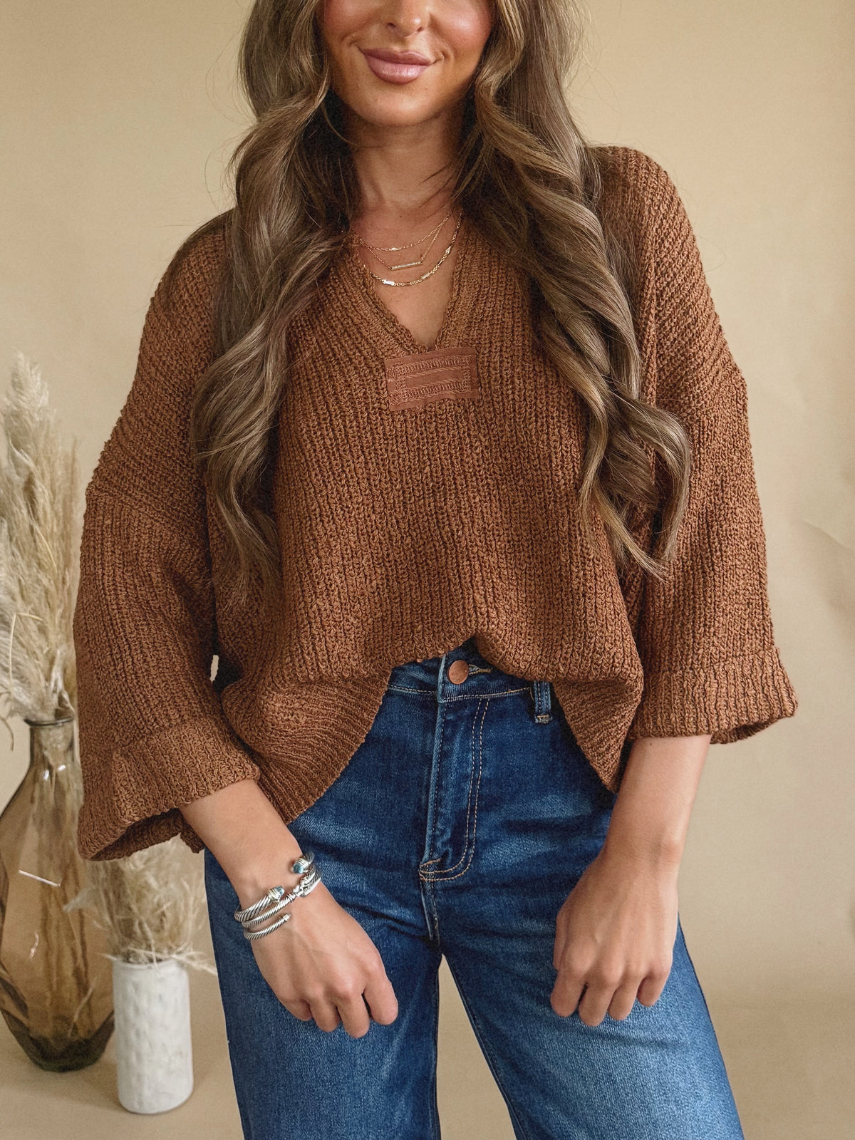 Kathryn Top in Deep Camel