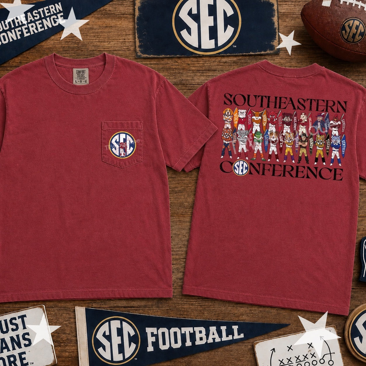 Southeastern Conference Pocket Tee