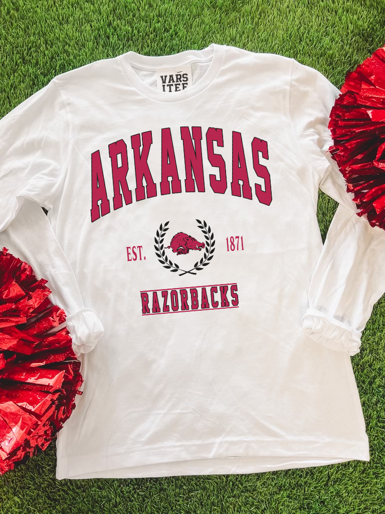 Arkansas Razorbacks Long Sleeve Tee