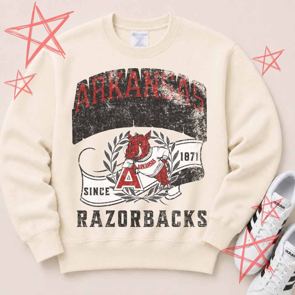 Arkansas Vintage 1871 Sweatshirt