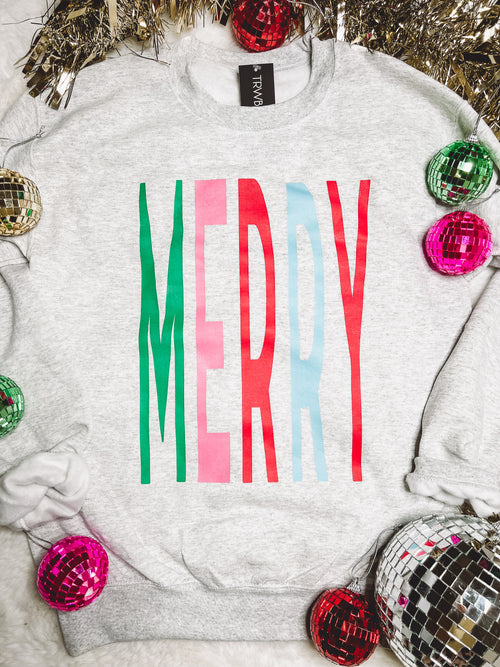 Multi Merry Sweatshirt