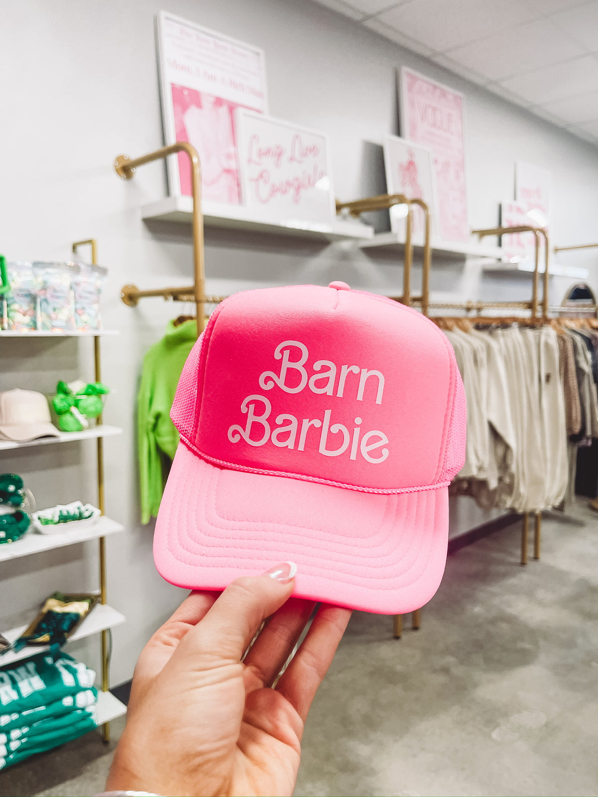 Barn Barbie Trucker Hat