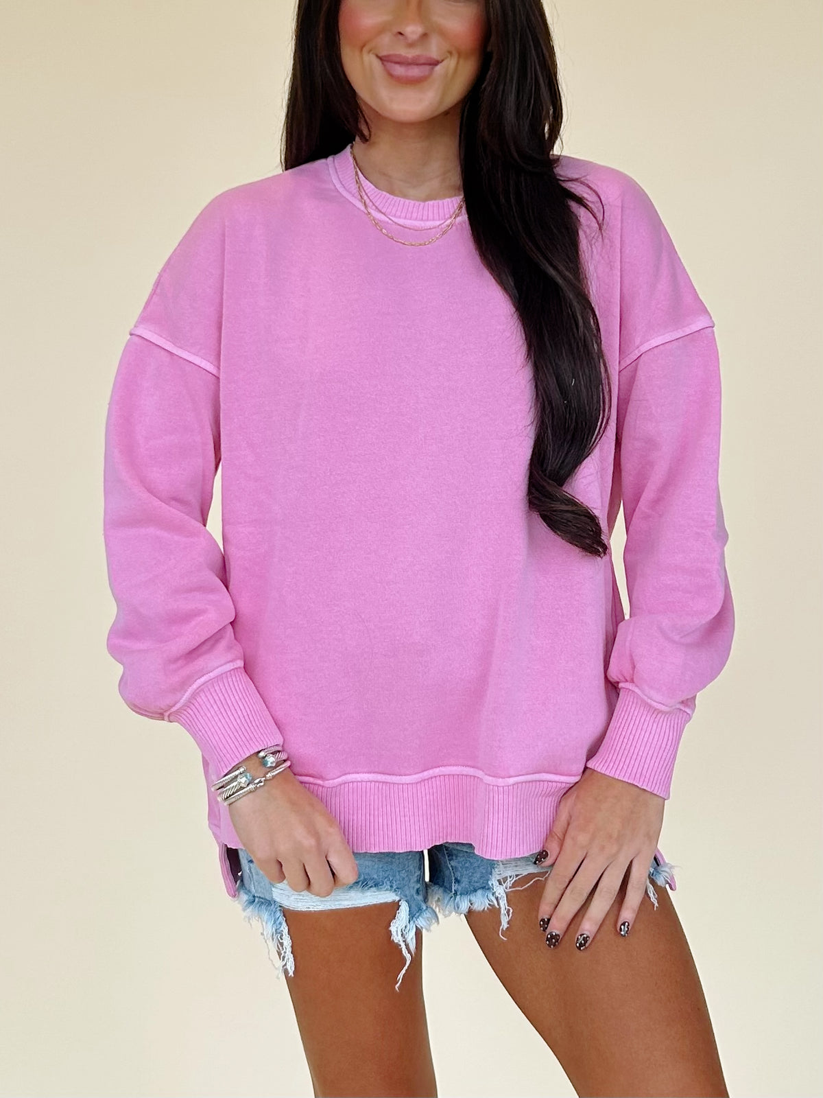 Dianne Pullover in Candy Pink