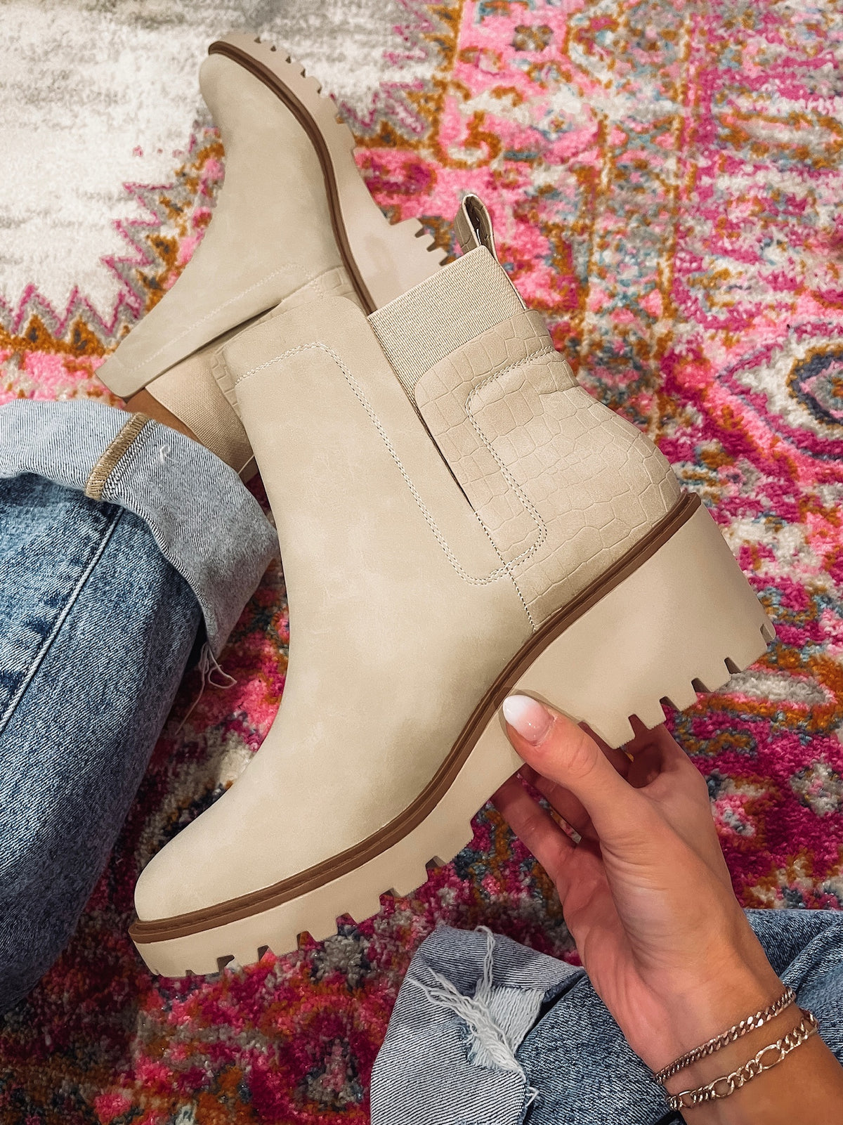 Bait Booties in Stone – The Rancher's Wife Boutique