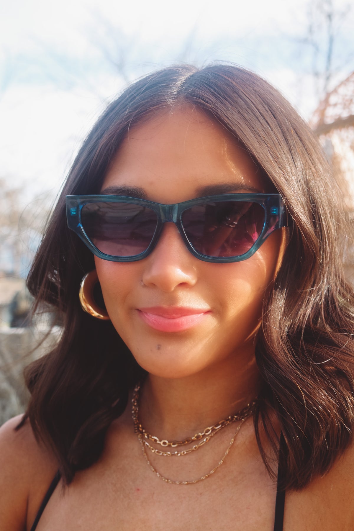 Michele Sunglasses in Blue