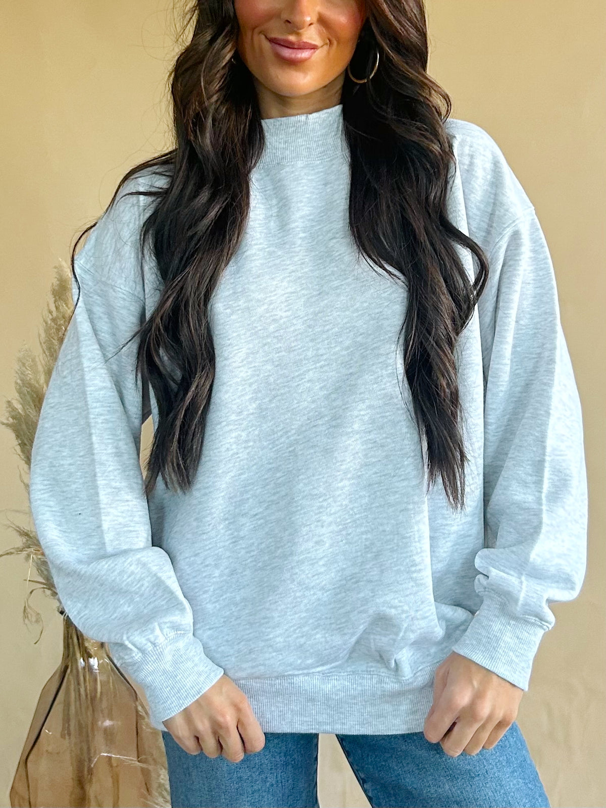 Amanda Mockneck in Ice Grey