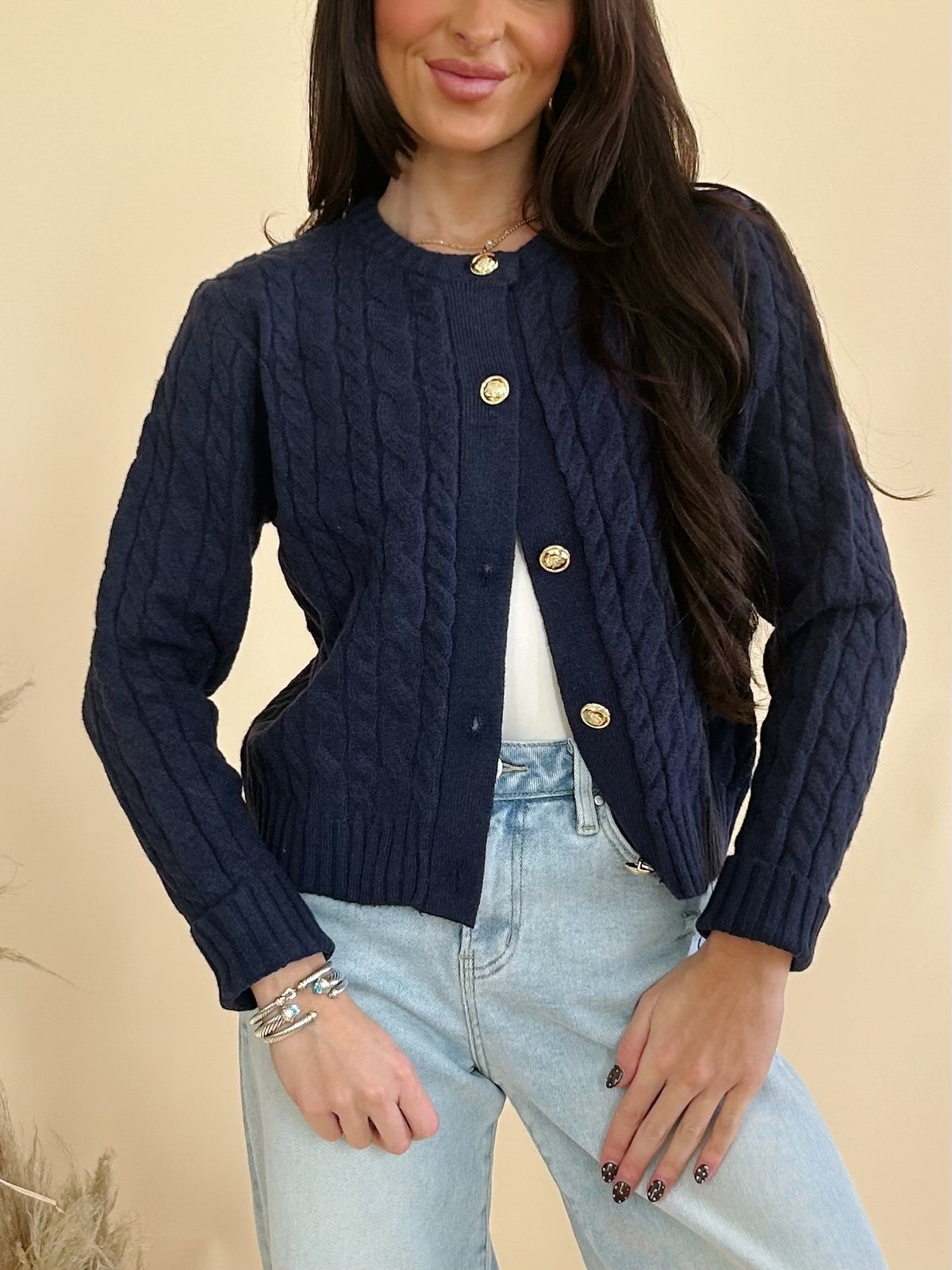 Amina Sweater in Navy