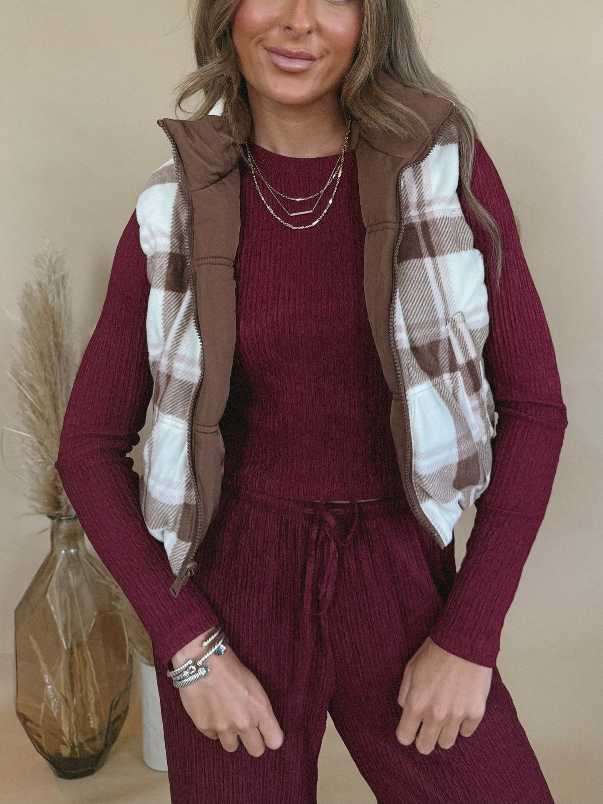 Velma Vest in Brown