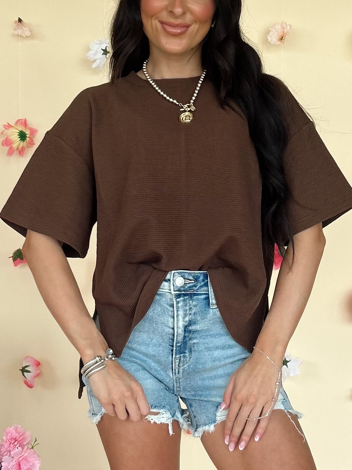 Shannon Top in Brown