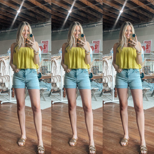Melina Top in Lime
