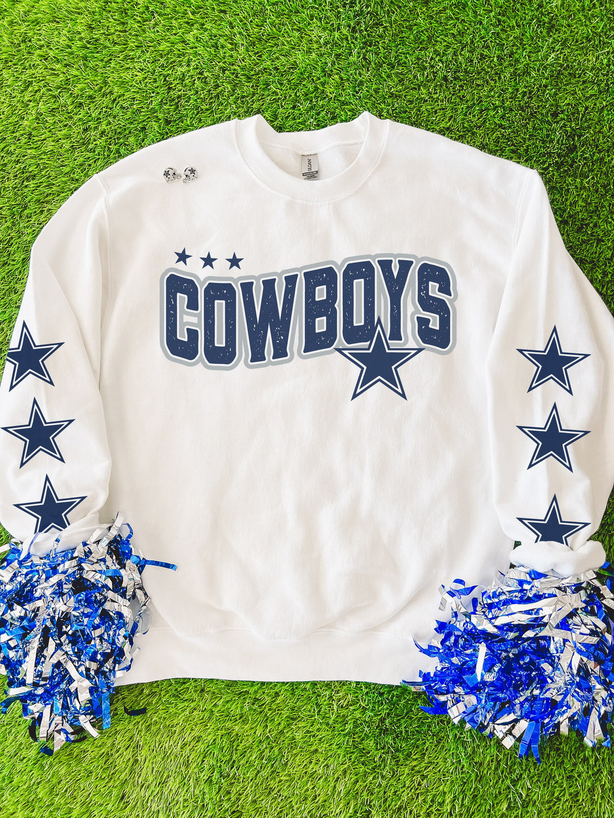 Cowboys & Stars Football Sweatshirt