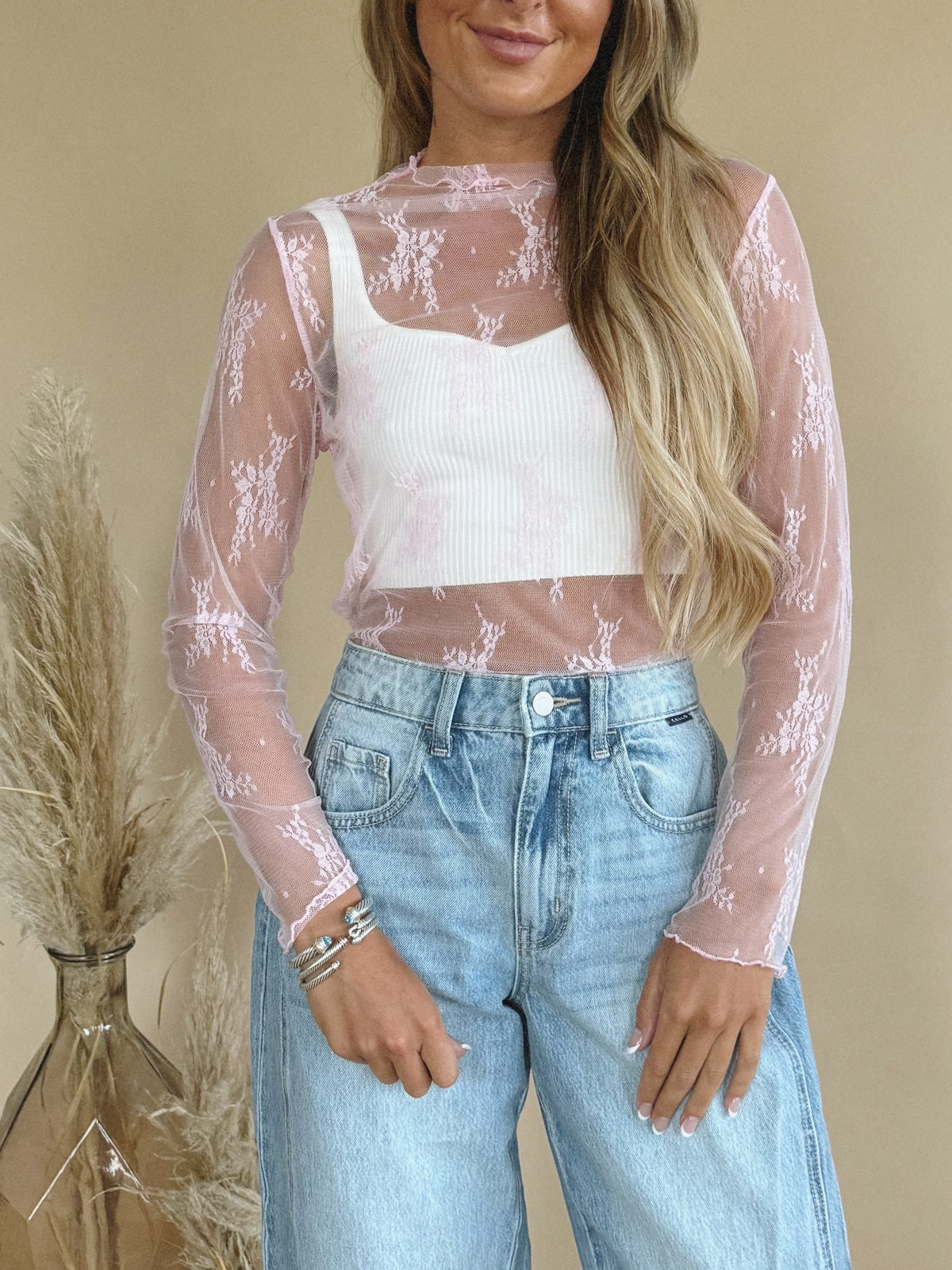 Lindy Top in Pink