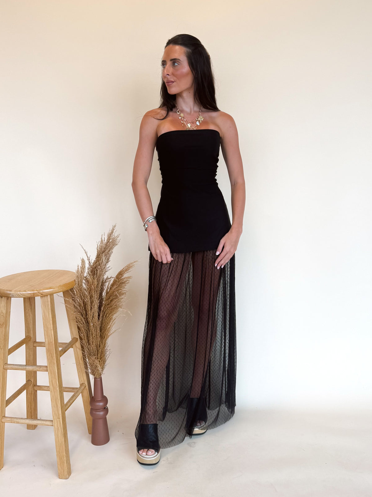 Connor Dress in Black