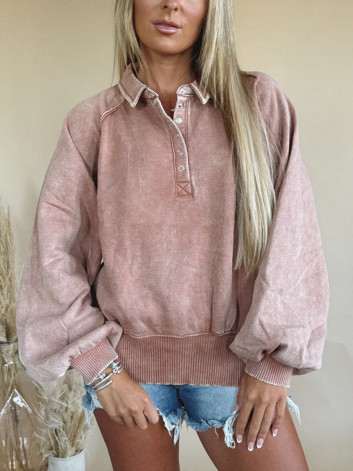 Addy Sweatshirt in Rust