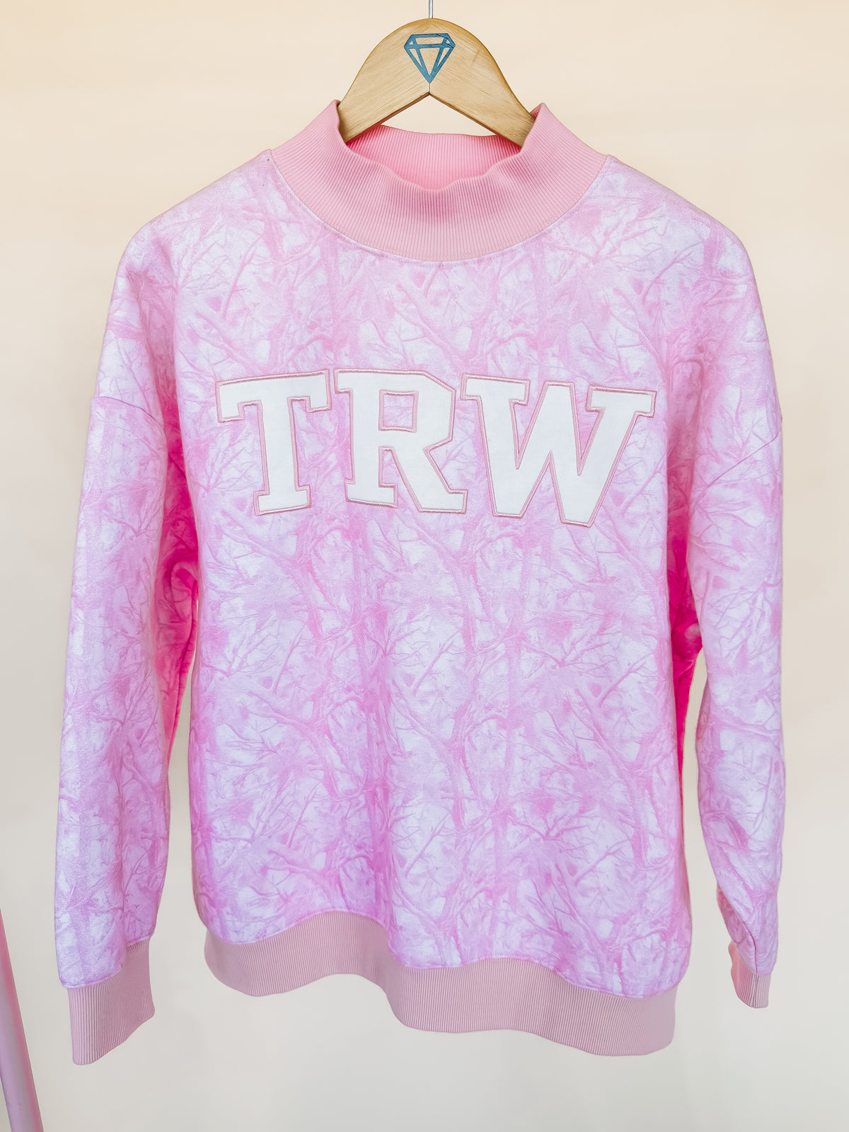 **PRE ORDER** Pink Camo TRW Mock Neck