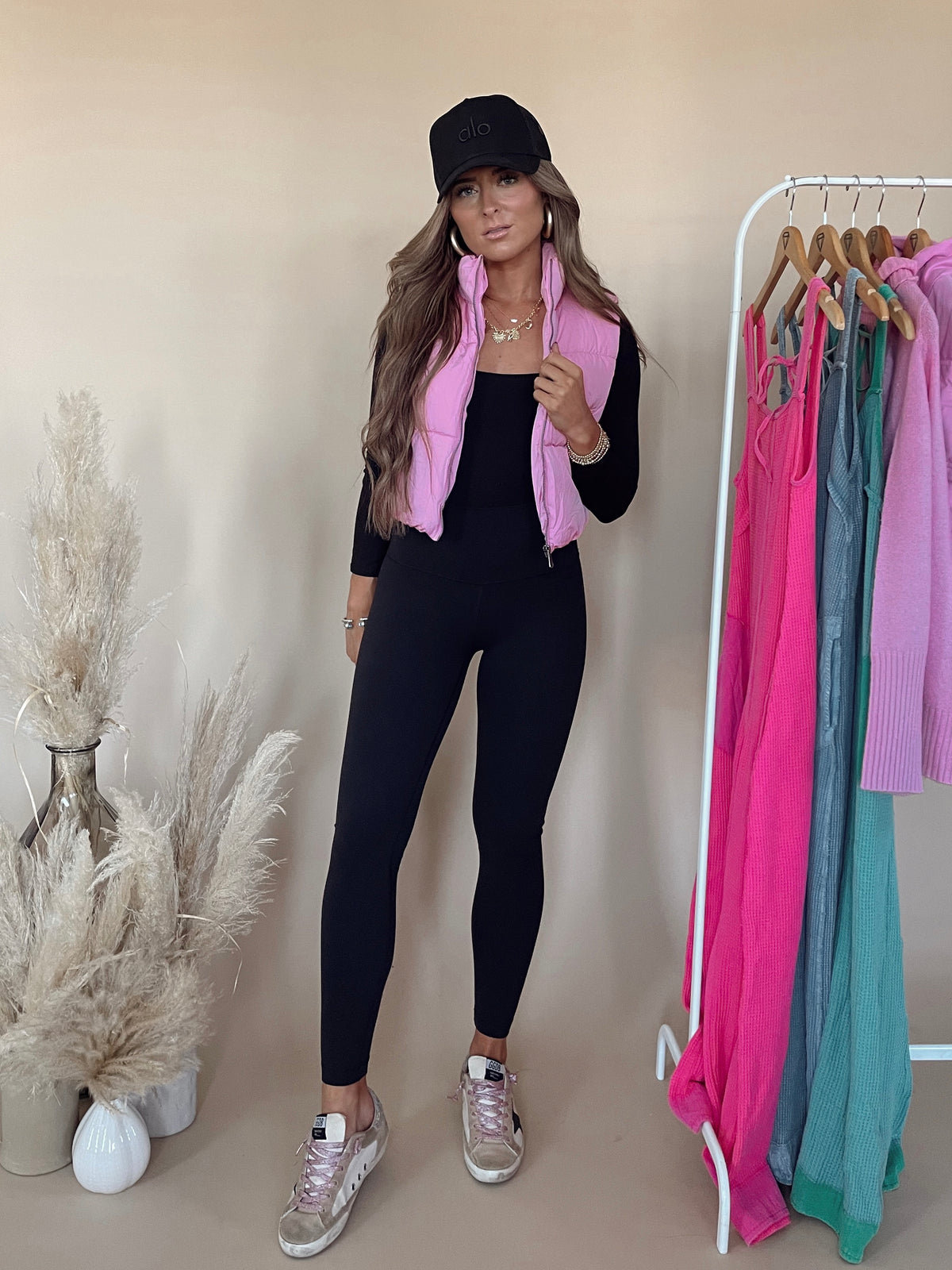 Jianna Vest in Pink