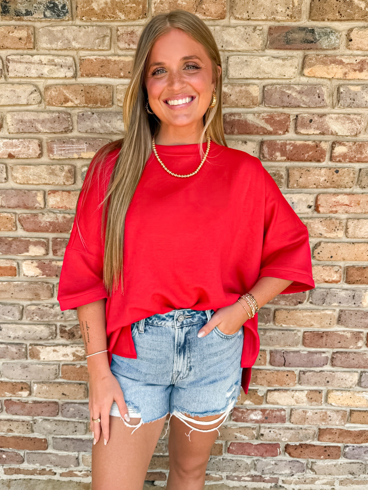 Stassi Top in Red