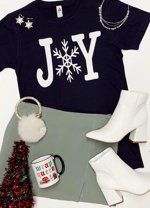 Joy & Snowflake Tee