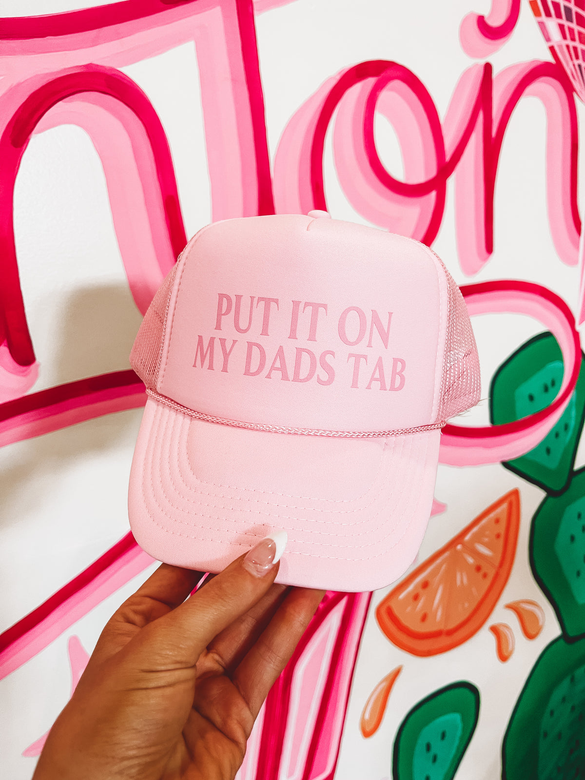 Dads Tab Trucker Hat