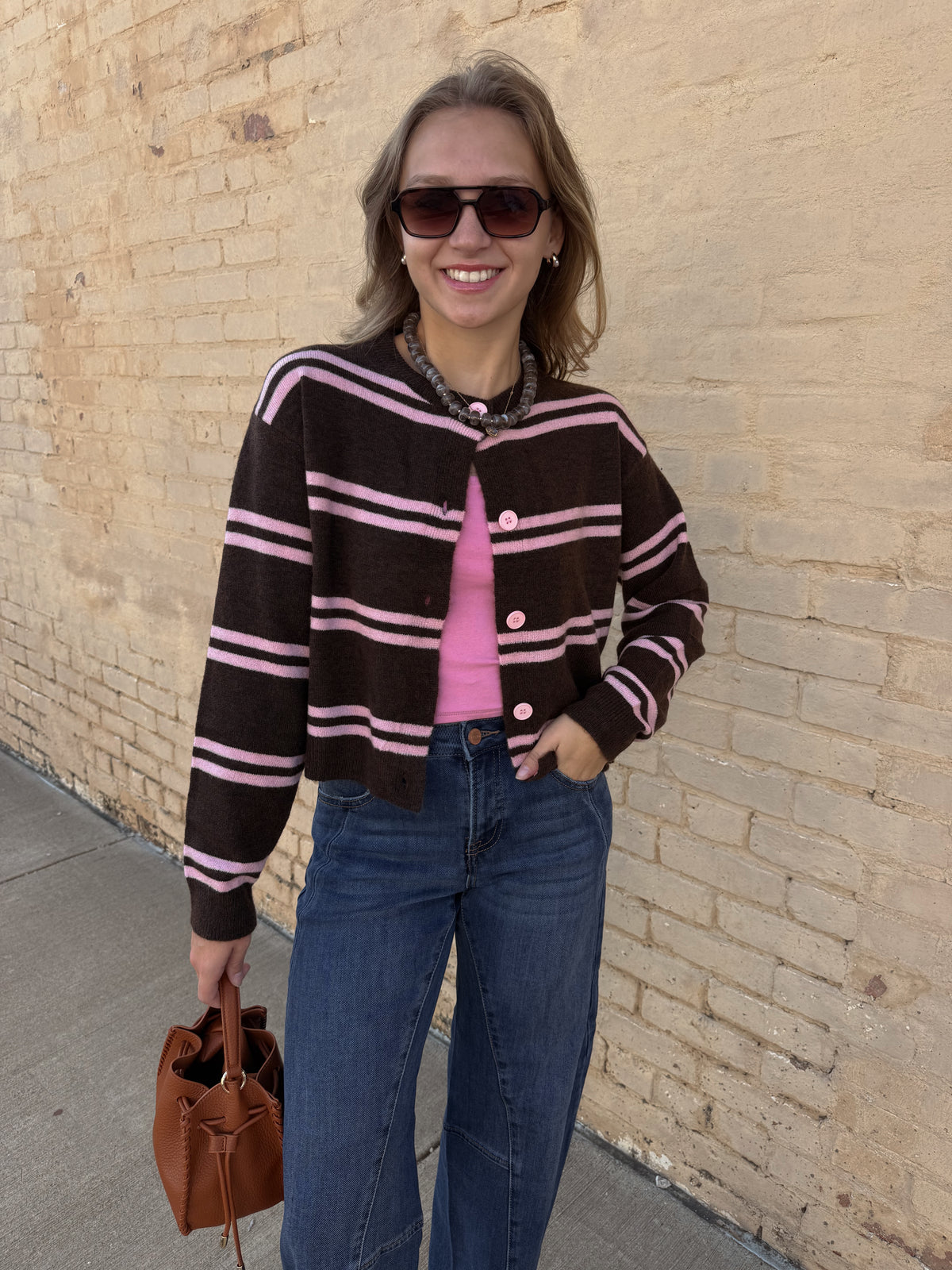 The Elijah Sweater in Pink