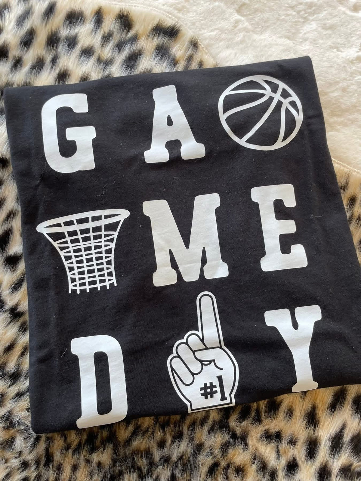 Game Day Tee in Black - 2XL