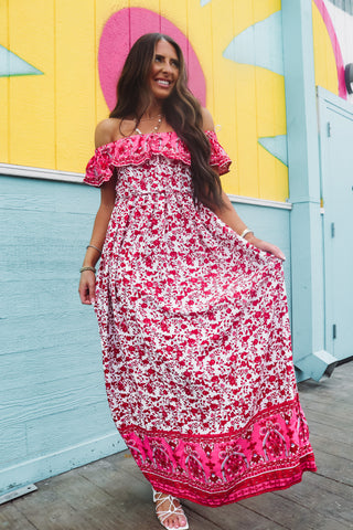 Alessandra Dress in Pink