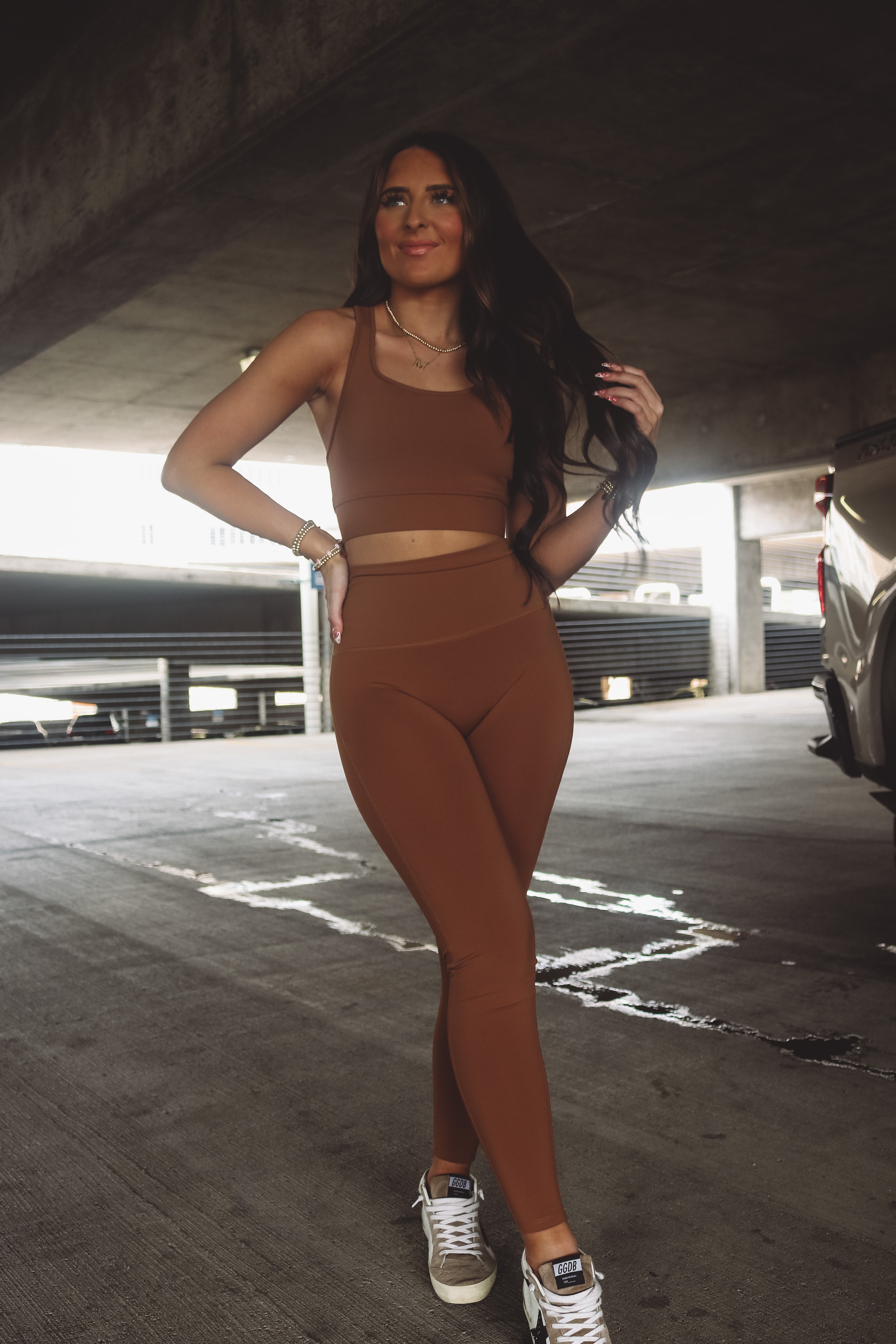 Kaity Two Piece Set in Camel