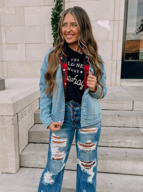 Elora Reversible Denim Jacket