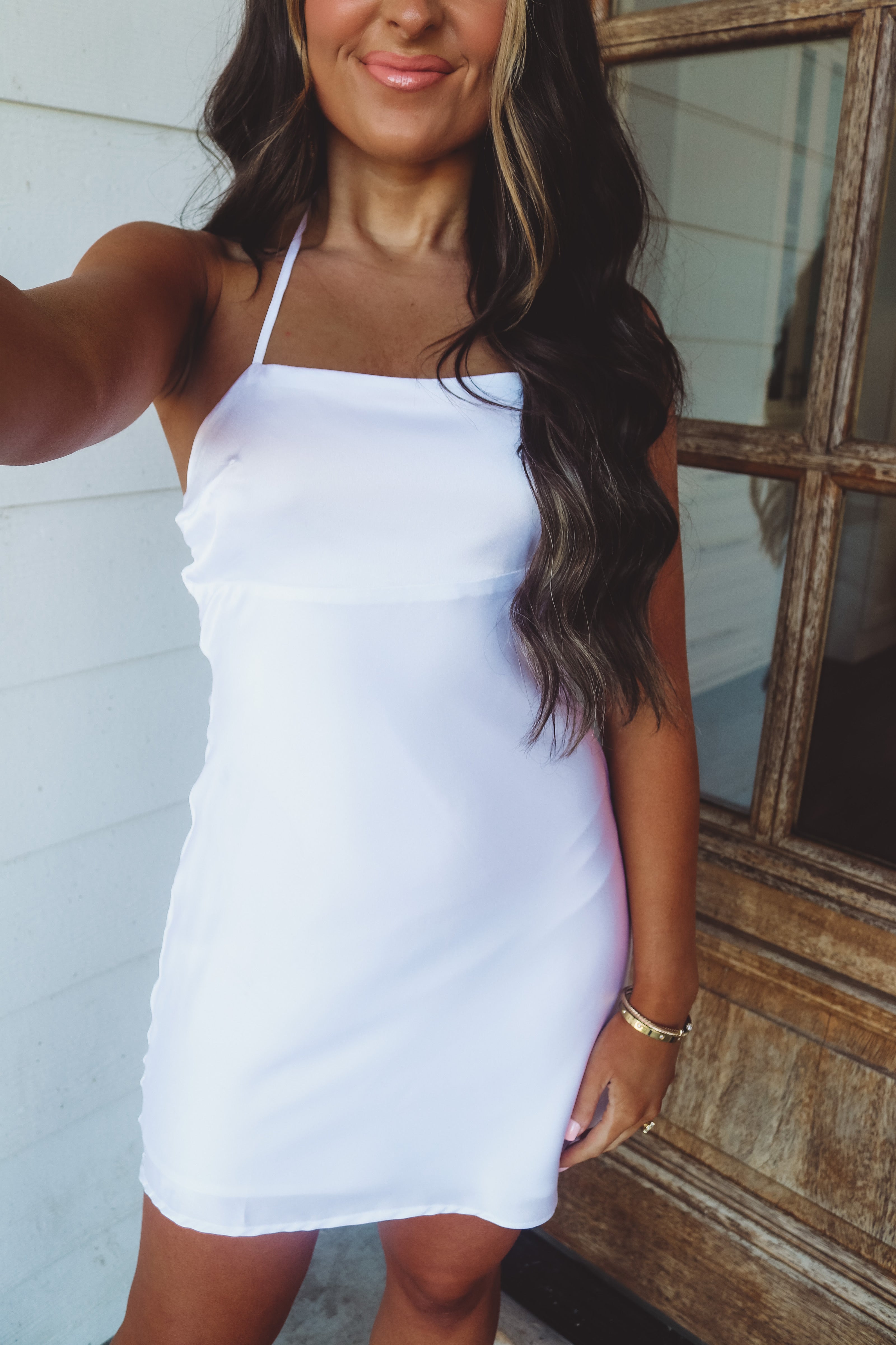 Alessia Dress in White