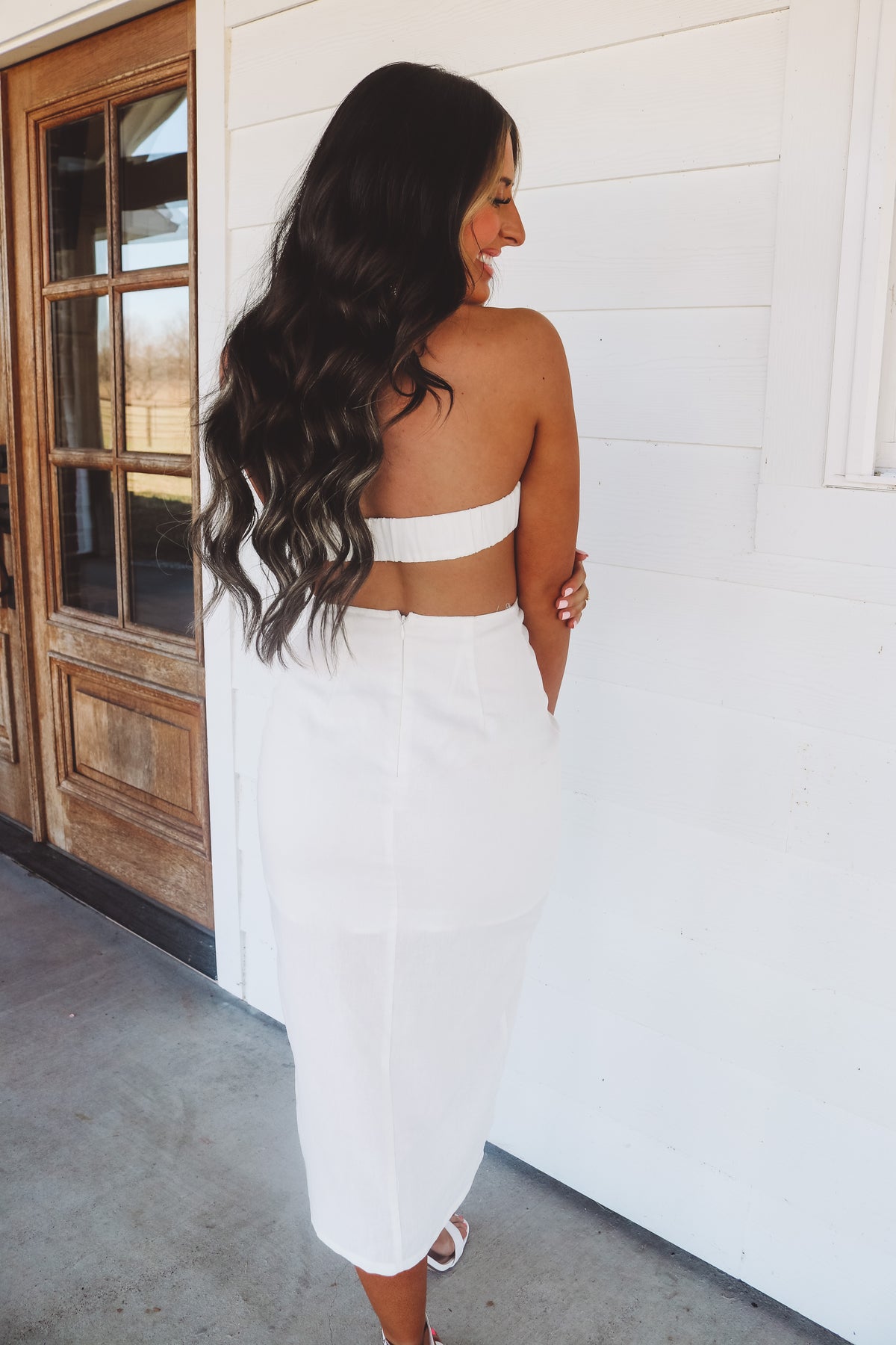 Ash Dress in White