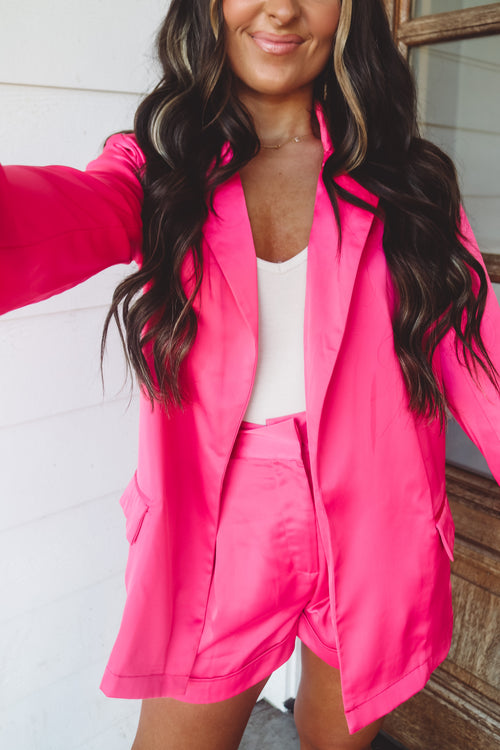 Chandra Blazer in Pink