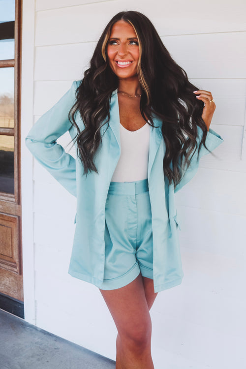 Chandra Blazer in Mint